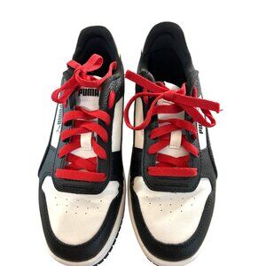 Puma Womens Sneakers 389390-16 Black/White/Red Size 5.5